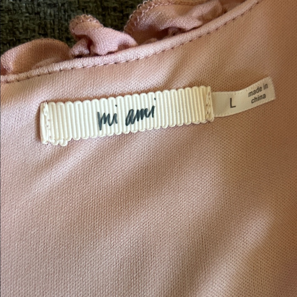 Miami Blush Ruffled Top - Picture 3 of 7